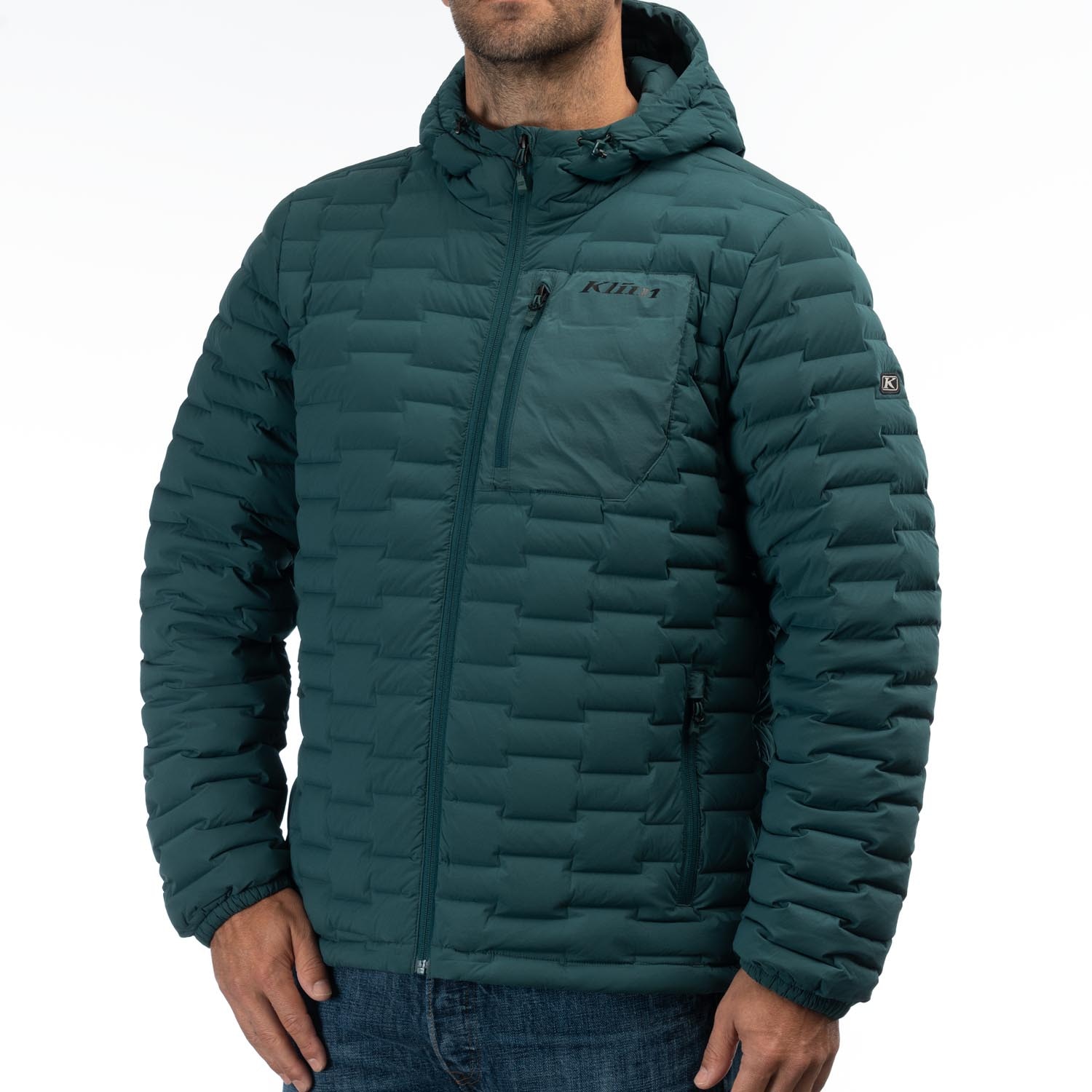 Men's stretch sales down hoodie